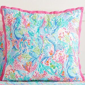 PB Kids Lilly Pulitzer Mermaid Cove Euro Shams (2)